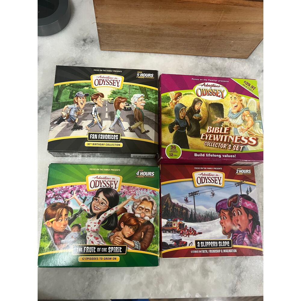 Adventures in Odyssey CD Lot Bible Eyewitness Fan Favorites Fruit Spirit